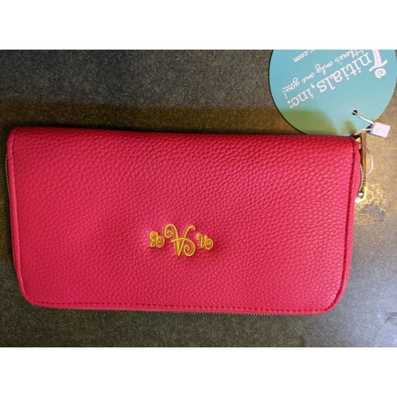 Initials, Inc Women's Wallet 'A' Red NWT - Picture 1 of 6